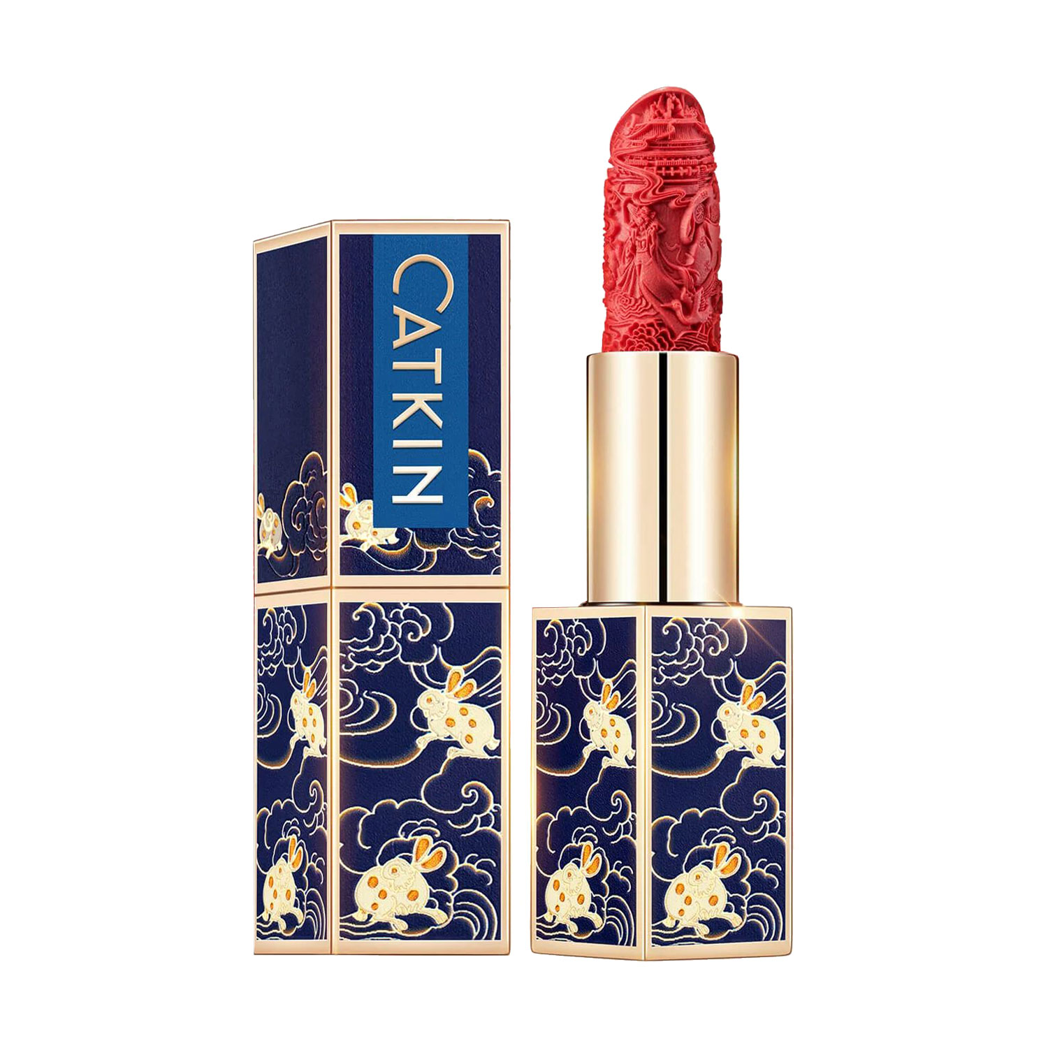 Уцінка! Матова помада для губ Catkin Rouge Carving Lipstick CP133 Camellia, 3.2 г
